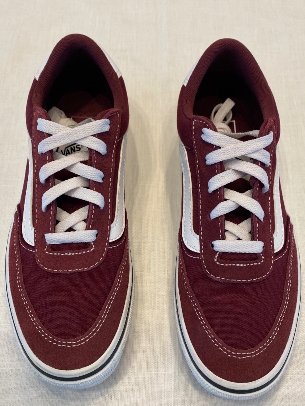 Vans Brooklyn Suede Port Royale/Maroon/Burgundy - Barely Worn - Women's 6.5